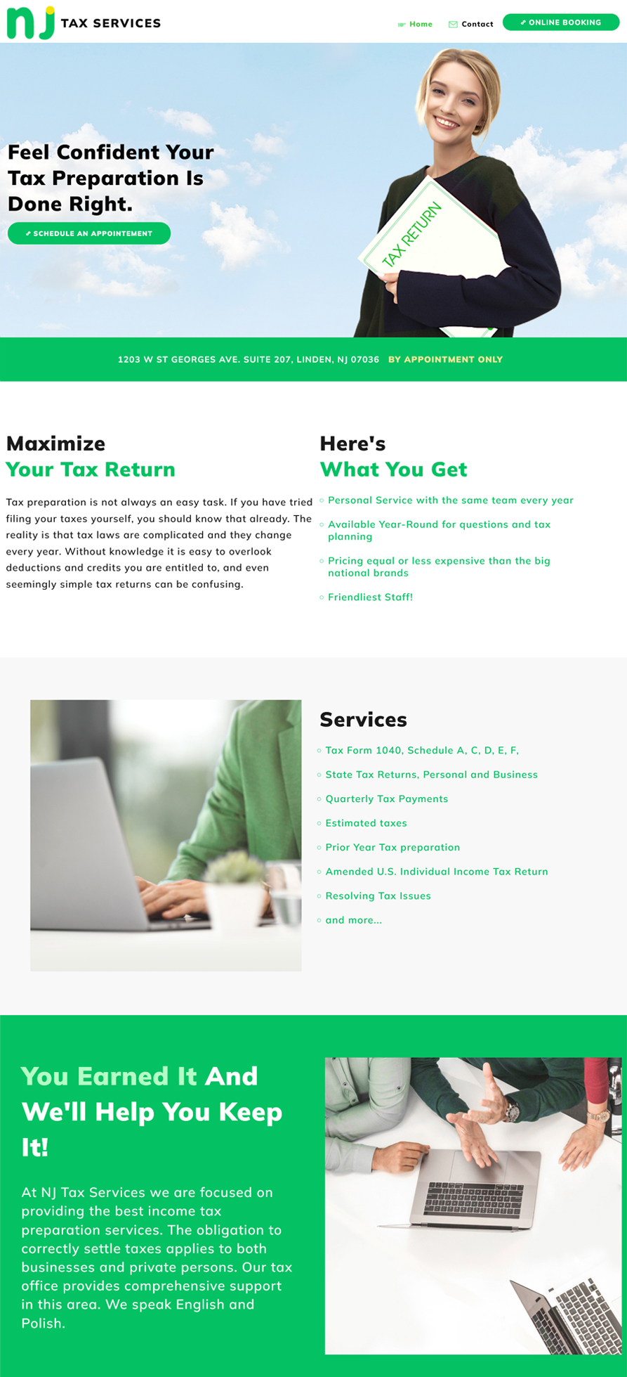 NJ Tax Services | Web Design NJ